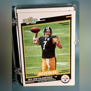 2004 Score #381 Ben Roethlisberger Rookie Card